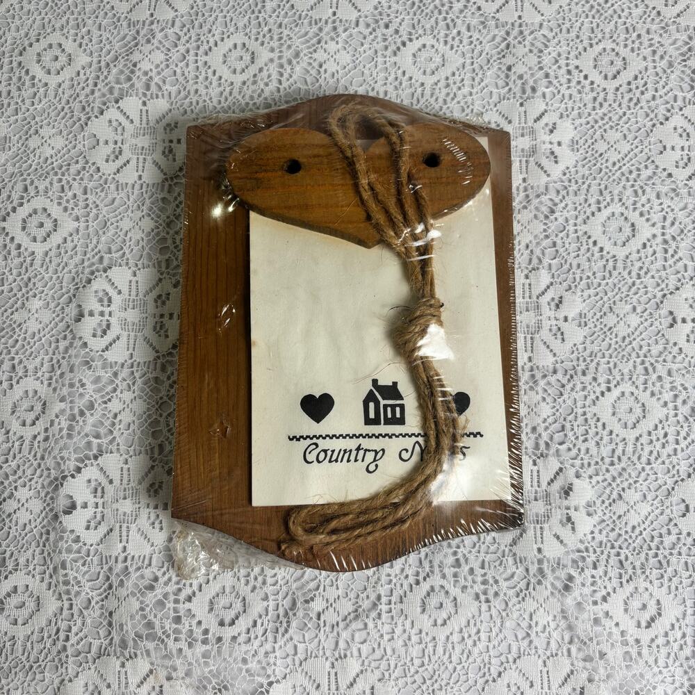 Vintage Country Notes Wooden Memo Board Wall Hanging Farmhouse Decor